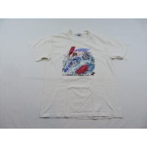 Olympics Canoe And Kayak Team Summer Games 1996 White T-shirt Sz M